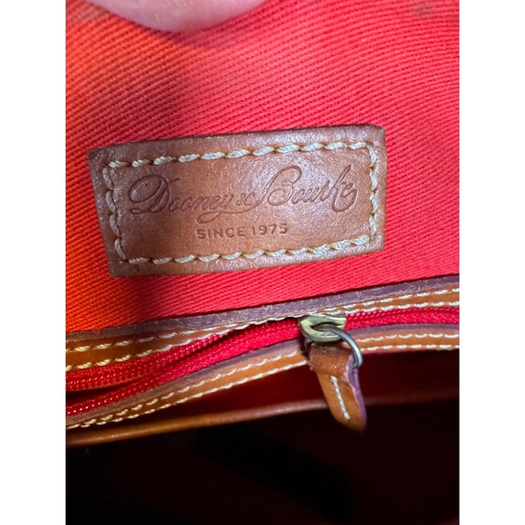 Dooney & Bourke "Sandbar" Tropical Beach Print Satchel Multicolor Leather Trim - Picture 6 of 9